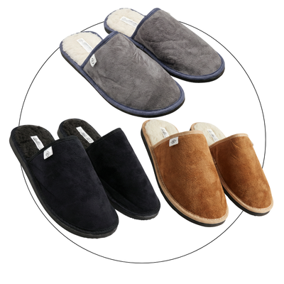 Pantufla gamuzada clásica hombre 39/46 SV