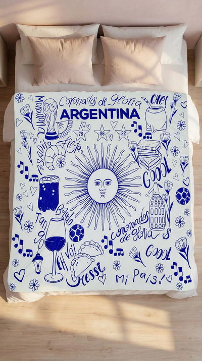 MANTA ARGENTINA CULTURA 150x150 [POLAR SOFT]