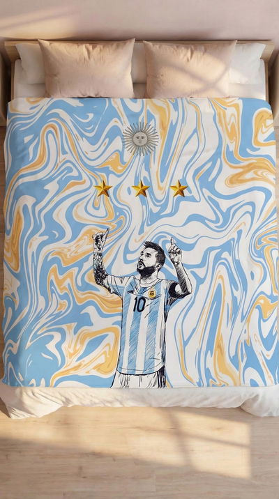 MANTA MESSI ESTRELLAS 150x150 [POLAR SOFT]