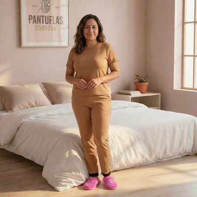 PIJAMA DAMA MORLEY [LARGO, MANGA CORTA]