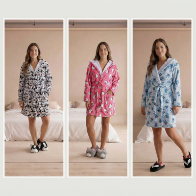 BATA ADULTO VARIOS DISEÑOS [TOALLA] 