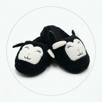 Pantuflon animado premium negra ovejita