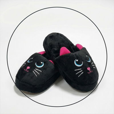 Pantuflon animado premium GATITO OJO ABIERTO
