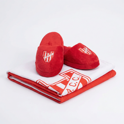 Manta Soft Premium + Pantuflas a Juego INSTITUTO (Diseños Exclusivos PC)