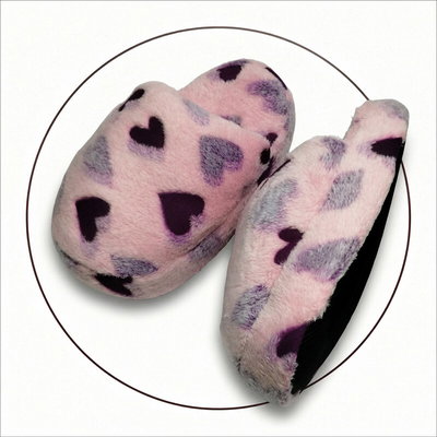 Pantuflon animado premium corazones
