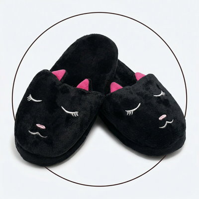 Pantuflon animado premium GATITO DORMIDO