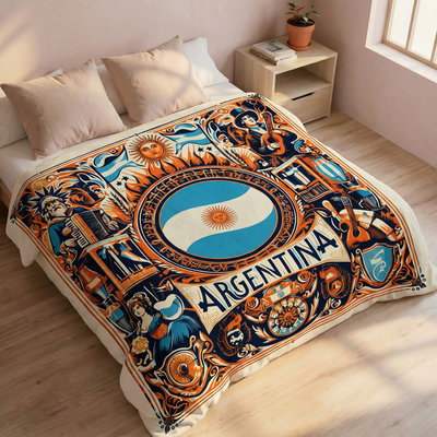 MANTA COSTUMBRES ARGENTINAS  150x150 [POLAR SOFT]