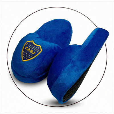 Pantuflon animado premium Boca Junior