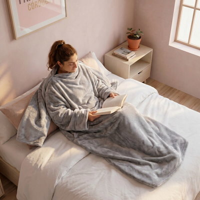 MEGAMANTAS CON MANGAS PREMIUM POLAR SOFT