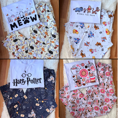 PIJAMA ADULTO MODAL SOFT ANIMADO [Manga larga]