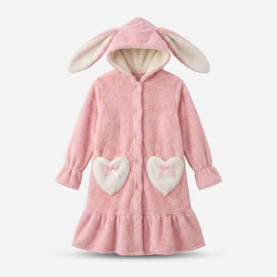 BATA BOTONES POLAR SOFT CAPUCHA OREJAS 🐇