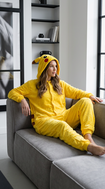 PIJAMA KIGURUMIS ADULTO UNISEX PLUSH DISEÑOS DIVERTIDOS&nbsp; 