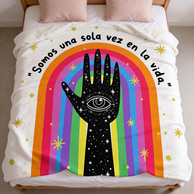 MANTA MANO FÁTIMA COLOR 150x150 [POLAR SOFT]