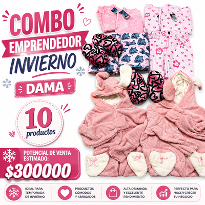 COMBO EMPRENDEDOR INVIERNO DAMA🔥