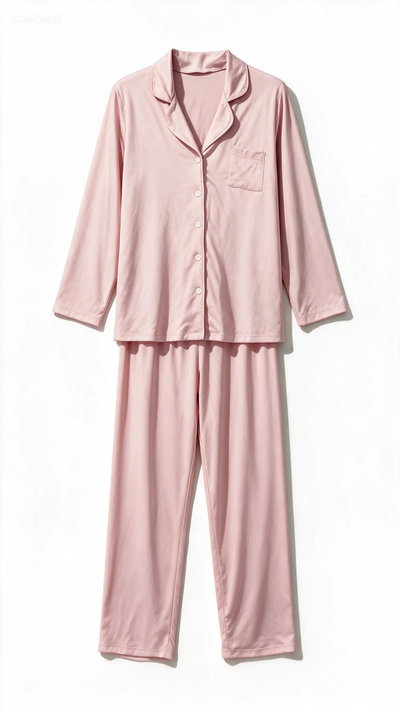 PIJAMA CAMISERO MODAL SOFT LISO OUTLET