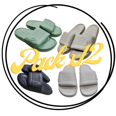 pack x12 Chancla Faja inyectada 40/45 EVA Soft ultraliviana y cómoda