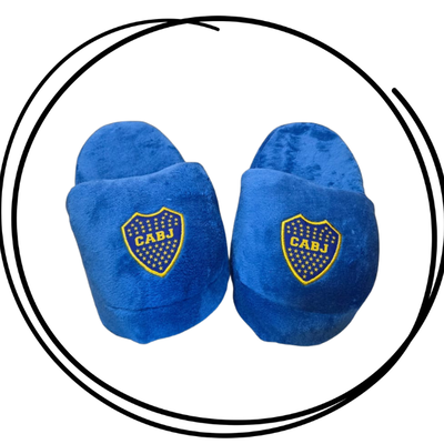 Pantuflon animado premium Boca Junior