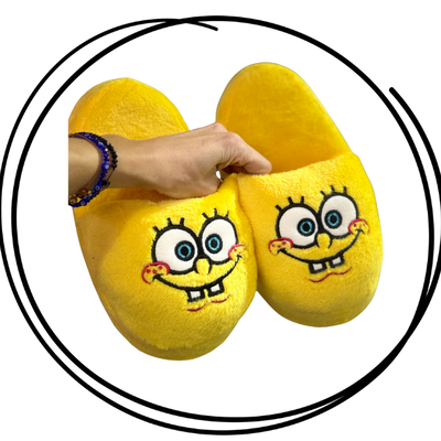Pantuflon animado premium Bob esponja