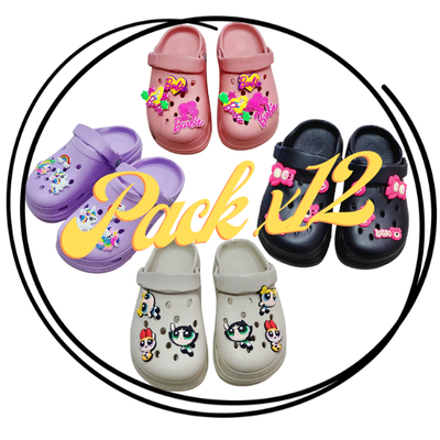 Pack x12 Zuecos Altos Pines 30/35