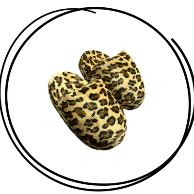 Pantuflon animado premium Animal print