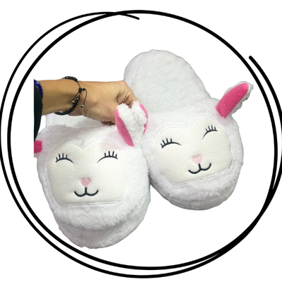 Pantuflon animado premium ovejita