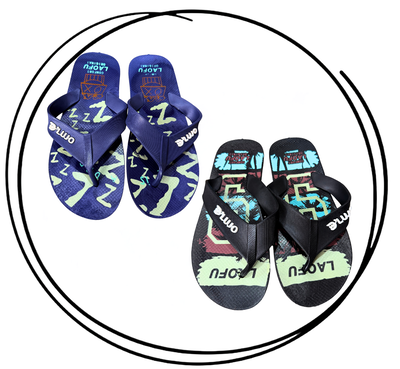 Pack x6 o x12 Ojota tiras estampadas importadas 41/45