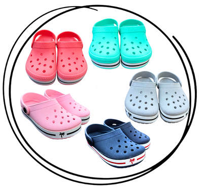 Pack x6 o x12 Zueco nacional Clásico 21/34 Livianos y resistentes