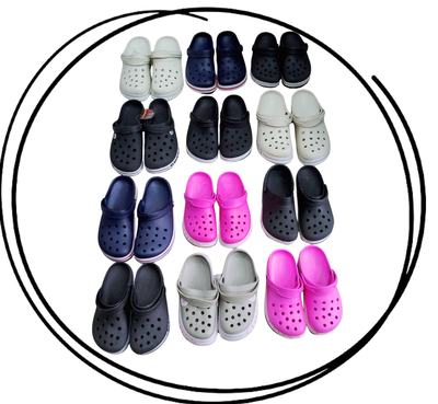 Promo combo 12 zuecos de dama y hombres surtidos