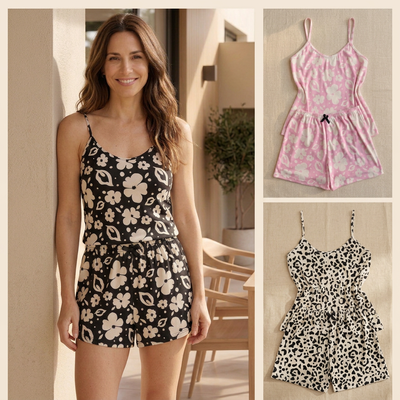 PIJAMA CORTO ADULTO MUSCULOSA MORLEY DISEÑOS 