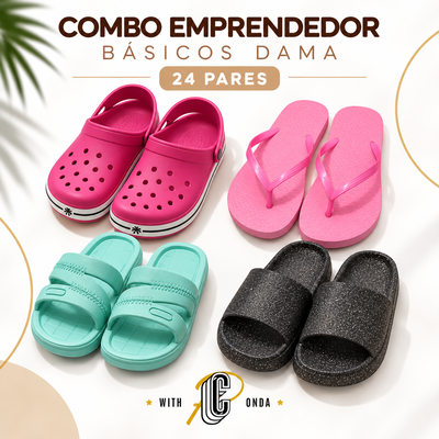 ✨ COMBO EMPRENDEDOR BÁSICOS DAMA – 24 PARES ✨