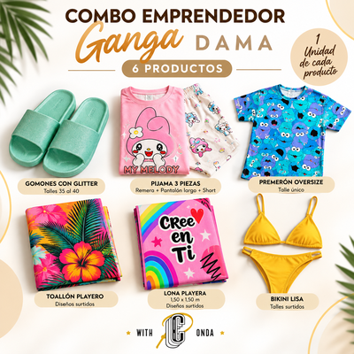 &nbsp;✨ COMBO EMPRENDEDOR GANGA DAMA ✨