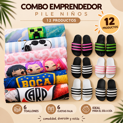 COMBO EMPRENDEDOR PILE NIÑOS 🌊☀️