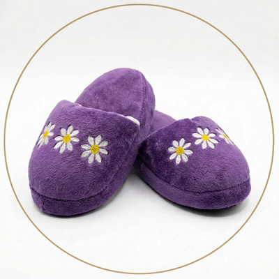 Pantuflon animado premium margaritas