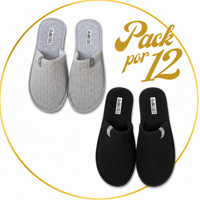 Pack x12 🌟 Pantufla Morley Clásica Hombre 39/46 