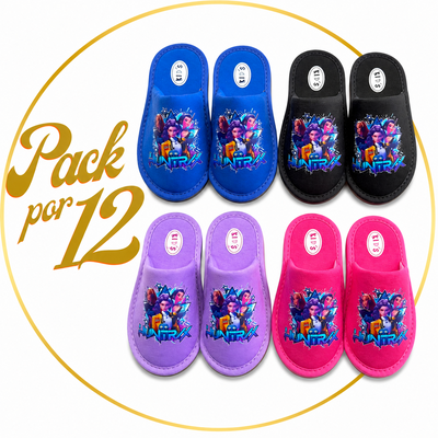 🌟 Pack x12 pantufla K-POP Niños Jersey 27/34 – Tendencia 🌟