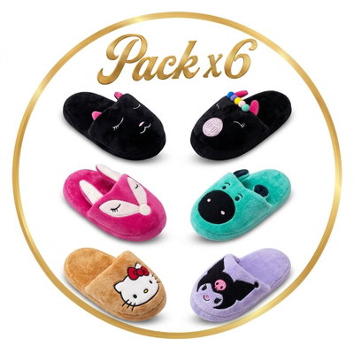 🔥🔥PROMO BORDADOS 🔥🔥 PACK X6 PANTUFLONES MÁS VENDIDOS🔥