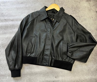 CAMPERA YD Eco cuero prelavado