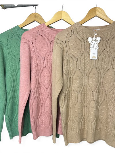 Sweaters diseño labrado