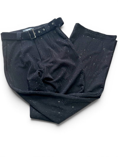 Pantalón Sastrero full strass negro