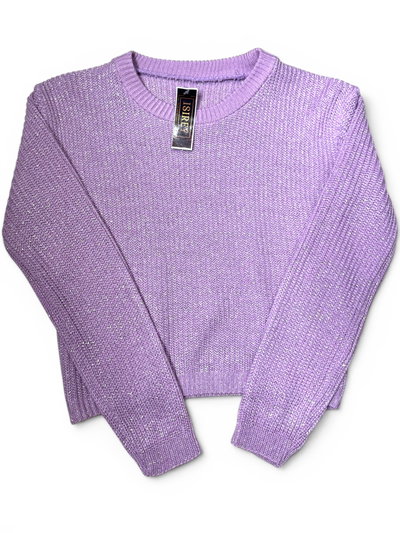 Sweaters corto con hilos de brillos