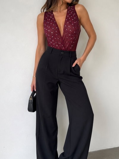 Bodys importados con strass