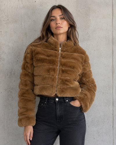 Campera Piel de Mono