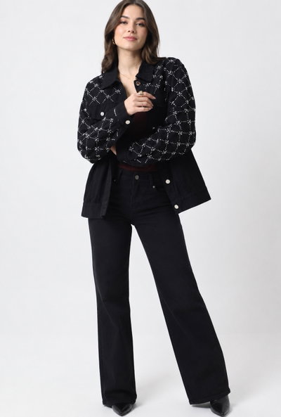 Chaqueta/Camisaco con brillos