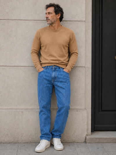 Jeans recto hombre Clásico