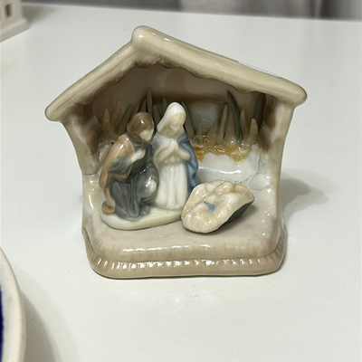 Pesebre de cerámica artesanal 