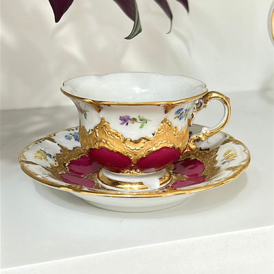 Taza de té porcelana Meissen B - Form