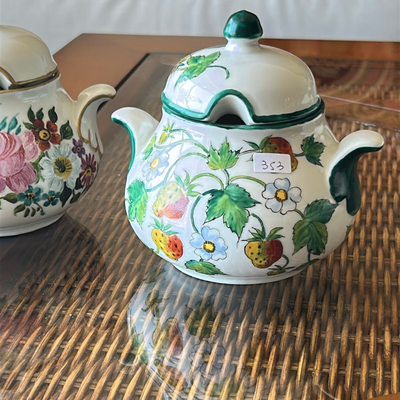 Azucarera porcelana Dresden 