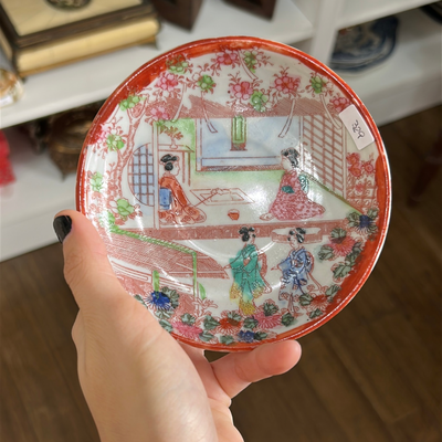 Plato miniatura porcelana japonesa