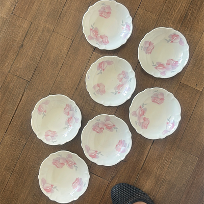 7 compoteras de porcelana alemana