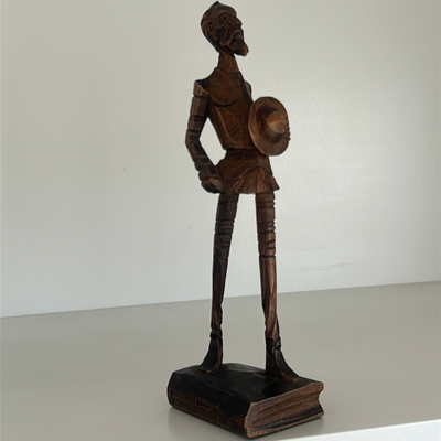 Figura de madera de Don Quijote 